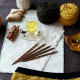 31301 KnitPro Спиці шкарпеткові Ginger 2 мм - 12,5 см, деревина берези