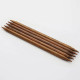 31306 KnitPro Спиці шкарпеткові Ginger 3,25 мм - 12,5 см, деревина берези