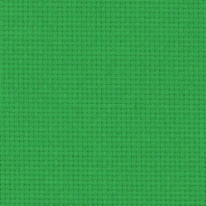 3706/6037 канва, отрез 55х70 см, Stern Aida 14 Zweigart, зеленый, 100% хлопок
