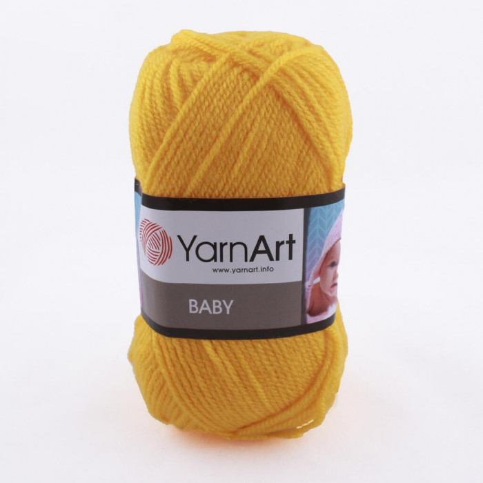 32 Пряжа Baby 50гр - 150м (Жовтий) YarnArt
