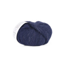 3202 Пряжа Laines du Nord Cashsilk Light, 25г - 145м, темно-синій, 68% вовна, 22% шовк, 10% кашемір