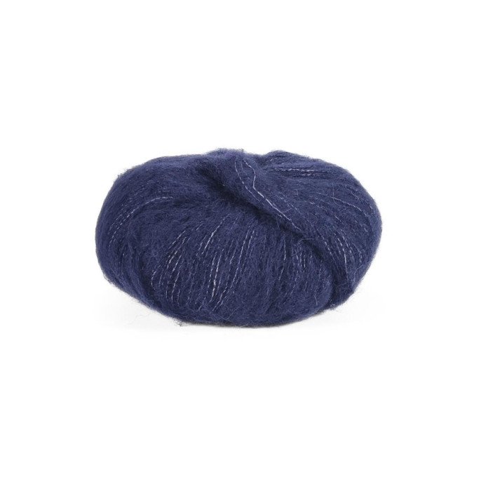 3202 Пряжа Laines du Nord Cashsilk Light, 25г - 145м, темно-синій, 68% вовна, 22% шовк, 10% кашемір