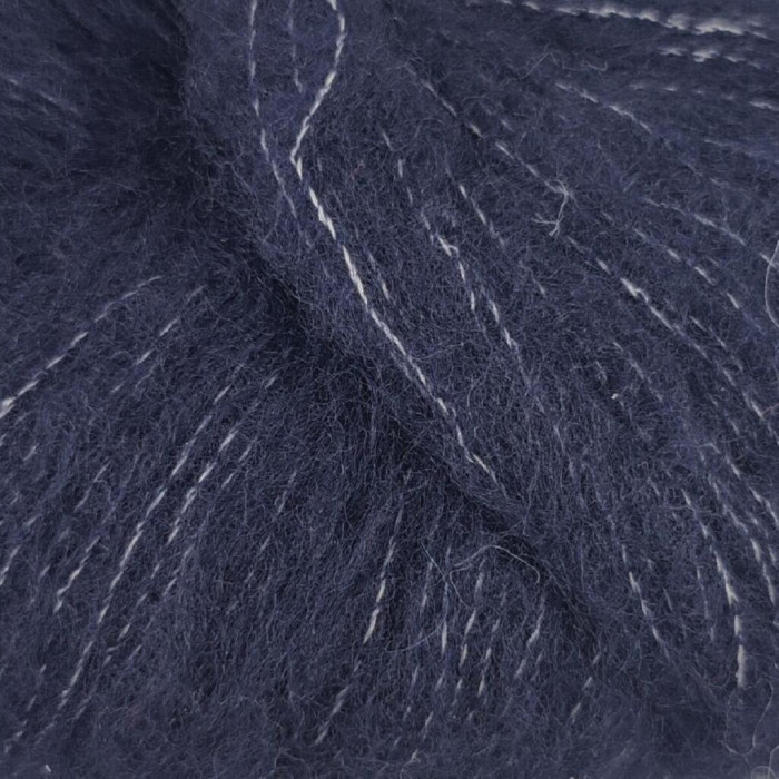 3202 Пряжа Laines du Nord Cashsilk Light, 25г - 145м, темно-синій, 68% вовна, 22% шовк, 10% кашемір