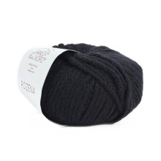 3205 Пряжа Laines du Nord Rozena, 150г - 600м, чорний, 68% меринос, 17% кашемір 15% нейлон