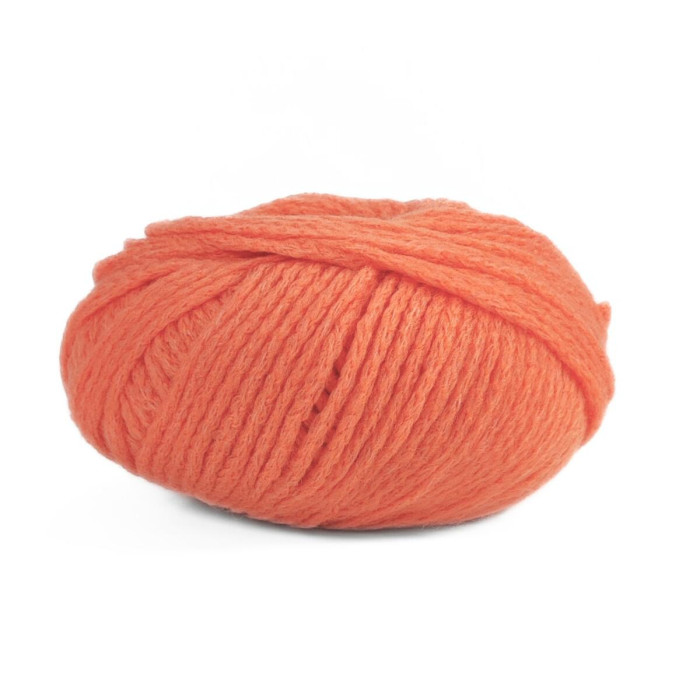 3206 Пряжа Laines du Nord Rozena, 150г - 600м, помаранчевий, 68% меринос, 17% кашемір 15% нейлон