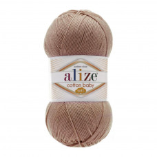 321 Пряжа Cotton Baby Soft 100гр - 270м (Світло-коричневий) Alize