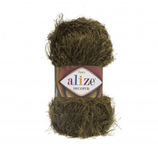 322 Пряжа Decofur 100гр - 110м (Хакі) Alize(Знятий з виробництва)