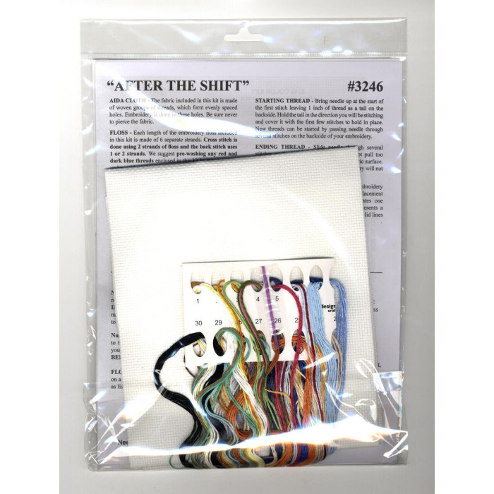 3246 Design Works Набір для вишивки рахунковим хрестиком - Після зміни 50,8x25,4 см, Aida14