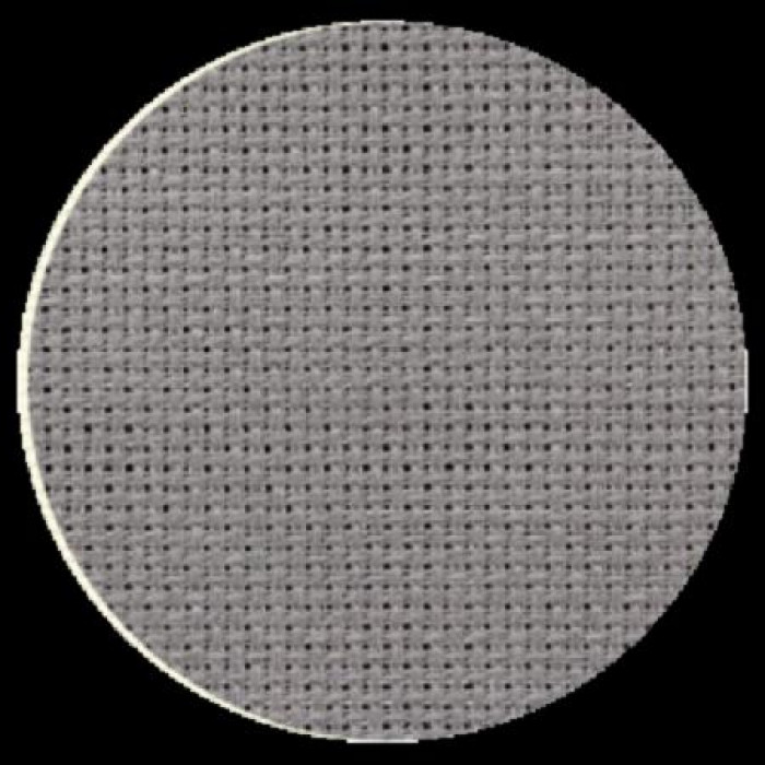 3251/7005 канва, відріз 36x46 см, Stern-Aida 16 Zweigart, темно-сірий, 100% бавовна