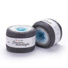 3251 Пряжа Flowers Moonlight 260г-1000м (різнокольоровий). YarnArt