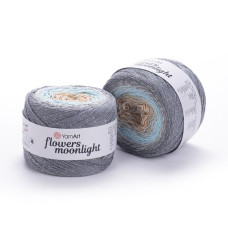 3268 Пряжа Flowers Moonlight 260г-1000м (різнокольоровий). YarnArt