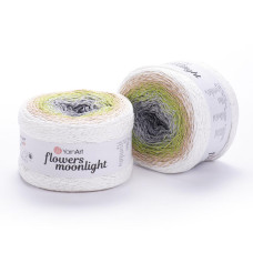 3274 Пряжа Flowers Moonlight 260г-1000м (різнокольоровий). YarnArt