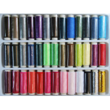Набір ниток для шиття асорті, 39 кольорів