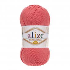 33 Пряжа Cotton Baby Soft 100гр - 270м (Рожевий) Alize(Знятий з виробництва)