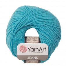 33 Пряжа Jeans 50гр - 160м (Блакитний) YarnArt