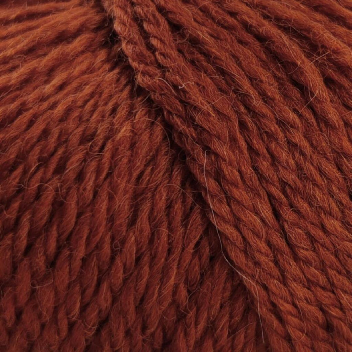 33 Пряжа Laines du Nord Merino Yak, 50г - 115м, теракотовий, 15% альпака, 15% як, 70% вовна