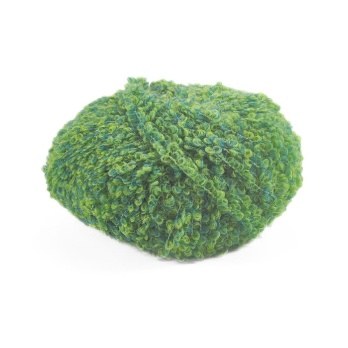 33 Пряжа Laines du Nord Teddy B, 50г - 120м, салатовий, 75% альпака, 10% вовна, 15% поліамід