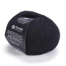 3301 Пряжа Imperial Merino 50гр-100м (чорний). YarnArt