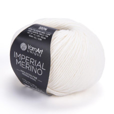 3302 Пряжа Imperial Merino 50гр-100м (білий). YarnArt