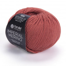 3314 Пряжа Imperial Merino 50гр-100м (червона глина). YarnArt