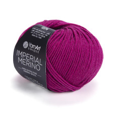 3319 Пряжа Imperial Merino 50гр-100м (фуксія). YarnArt