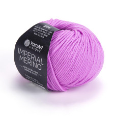 3323 Пряжа Imperial Merino 50гр-100м (яскраво-бузковий). YarnArt