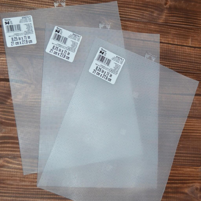 33275-1 Канва 14 пластикова прозора, 21*29,7 см, Darice (США), тканина для вишивки