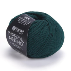 3335 Пряжа Imperial Merino 50гр-100м (темно-зелений). YarnArt