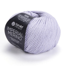 3338 Пряжа Imperial Merino 50гр-100м (сіро-бузковий). YarnArt