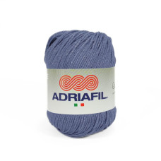 34 Пряжа Adriafil Genesi, 50г - 150м, блакитний, 25% шовк, 75% бавовна