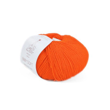 34 Пряжа Laines du Nord Baby Soft, 50г - 135м, помаранчевий, 50% бавовна органічна, 50% cоєві волокна