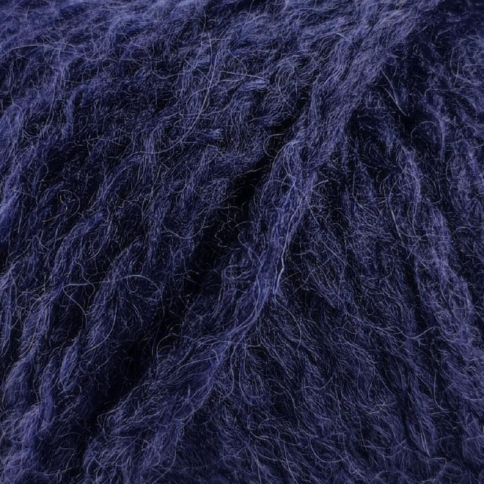 34 Пряжа Laines du Nord Firenze, 50г - 115м, темно-синій, 20% альпака бебі, 75% вовна, 5% нейлон