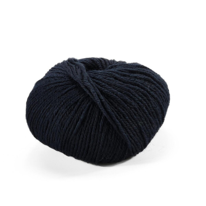 34 Пряжа Laines du Nord Holiday, 50г - 125м, синьо-чорний, 70% вовна, 30% акрил