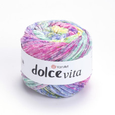 3411 Пряжа Dolce Vita 150гр-260м (різнокольорова). YarnArt