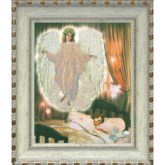 71211 Ангел сну 1. Краса і творчість. Схема на тканині для вишивання бісером(Знятий з виробництва)