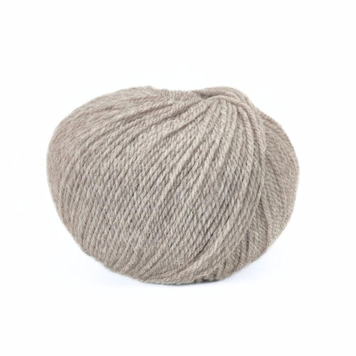 343 Пряжа Mondial BioLanaFine, 50г - 175м, тауп, 100% вовна