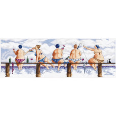 3436 Design Works Набір для вишивки рахунковим хрестиком - Доксайд  60,96x20,32 см, Aida14