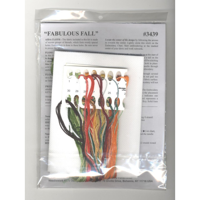 3439 Design Works Набір для вишивки рахунковим хрестиком - Казкова осінь 30,5x35,6 см, Aida14