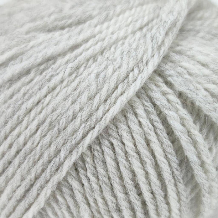 346 Пряжа Mondial BioLanaFine, 50г - 175м, сіра-перлина, 100% вовна