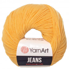 35 Пряжа Jeans 50гр - 160м (Жовтий) YarnArt