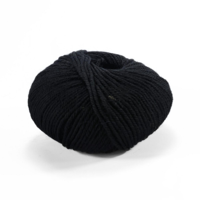 35 Пряжа Laines du Nord Holiday, 50г - 125м, чорний, 70% вовна, 30% акрил