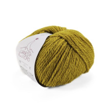 35 Пряжа Laines du Nord Merino Yak, 50г - 115м, оливковий, 15% альпака, 15% як, 70% вовна