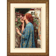 35210 Dimensions Набір для вишивки рахунковим хрестиком - Душа троянди 28x41 см, Aida 18 ct