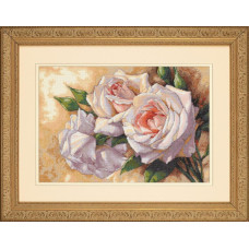 35247 Dimensions Набір для вишивки рахунковим хрестиком - Білі Троянди 41x28 см, Aida 14 ct
