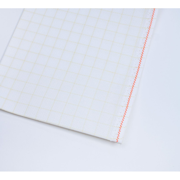 3543/1449 Канва Aida 16/64 Zweigart, світло-кремова з розміткою Незмивною, ширина - 150 см.,Німеччина