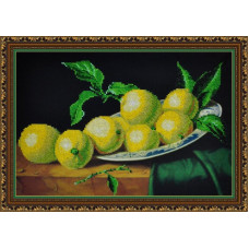 Р-212 Натюрморт з лимонами. Картини бісером. Набір для вишивання бісером