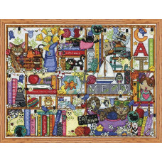 3555 Design Works Набір для вишивки рахунковим хрестиком - Лапи та кігті 40,64x30,48 см, Aida14