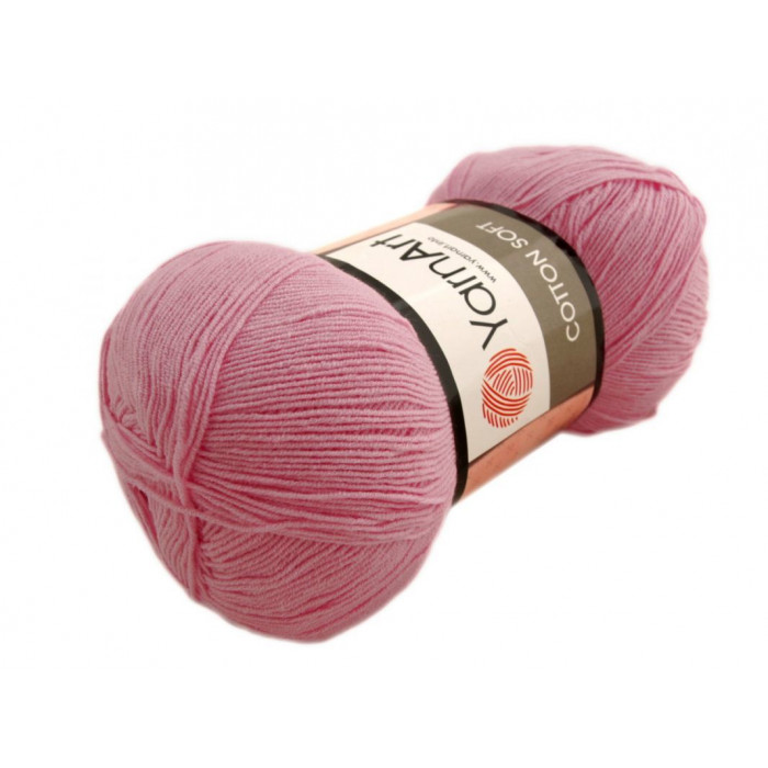 36 Пряжа Cotton Soft 100гр - 600м (Світло-рожевий) YarnArt(Знятий з виробництва)