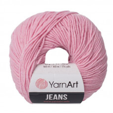 36 Пряжа Jeans 50гр - 160м (Світло-рожевий) YarnArt