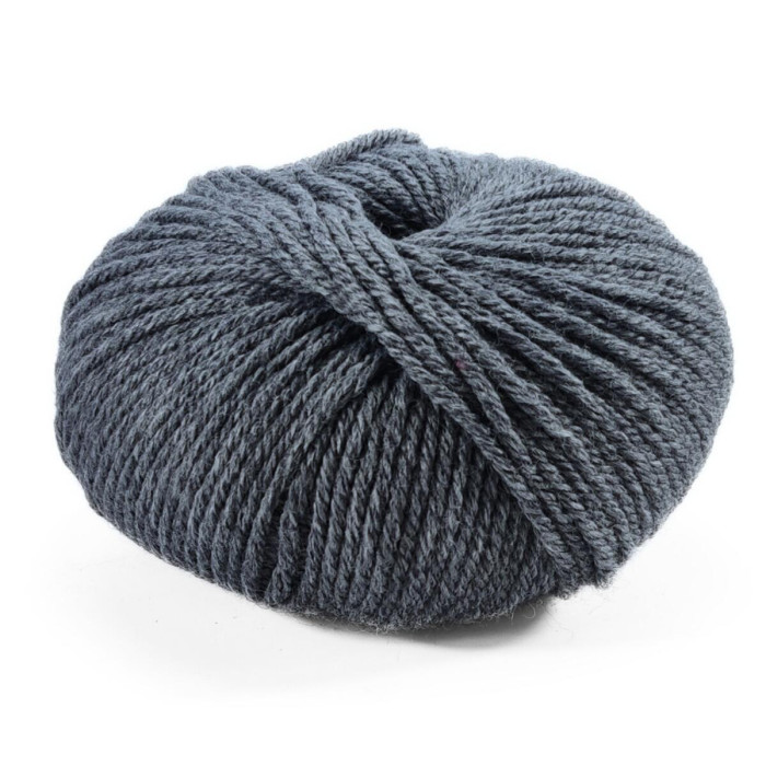 36 Пряжа Laines du Nord Twist, 100г - 125м, сірий, 70% вовна, 30% акрил